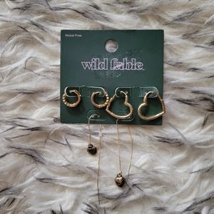Wild fable earrings set